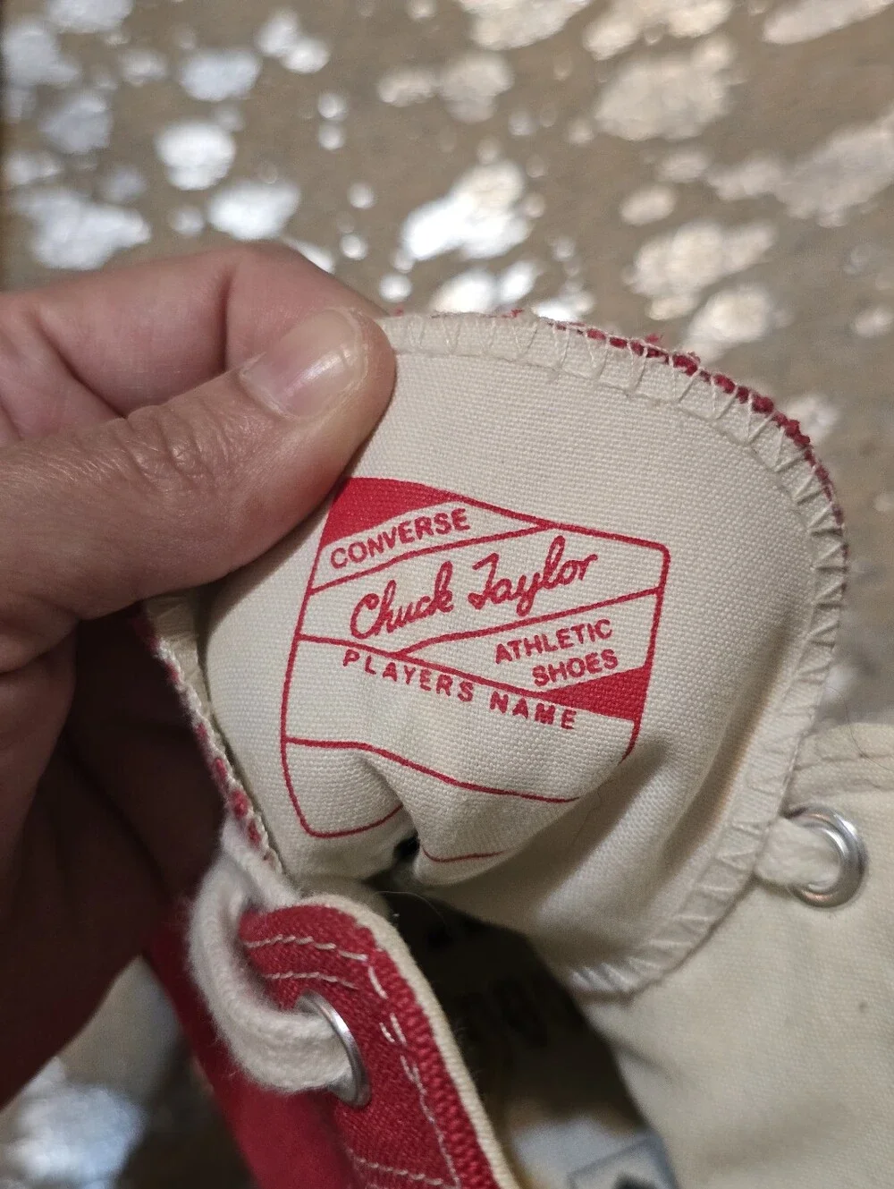 Converse Chuck Taylor All Star High Top Sneakers - Red - Picture 6 of 10